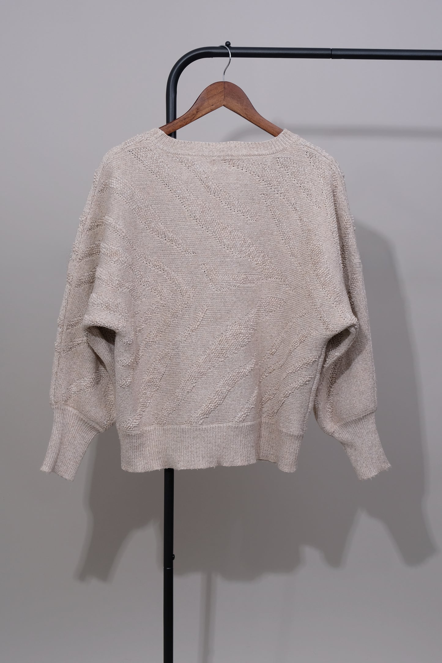A New Day Cream Textured Sweater