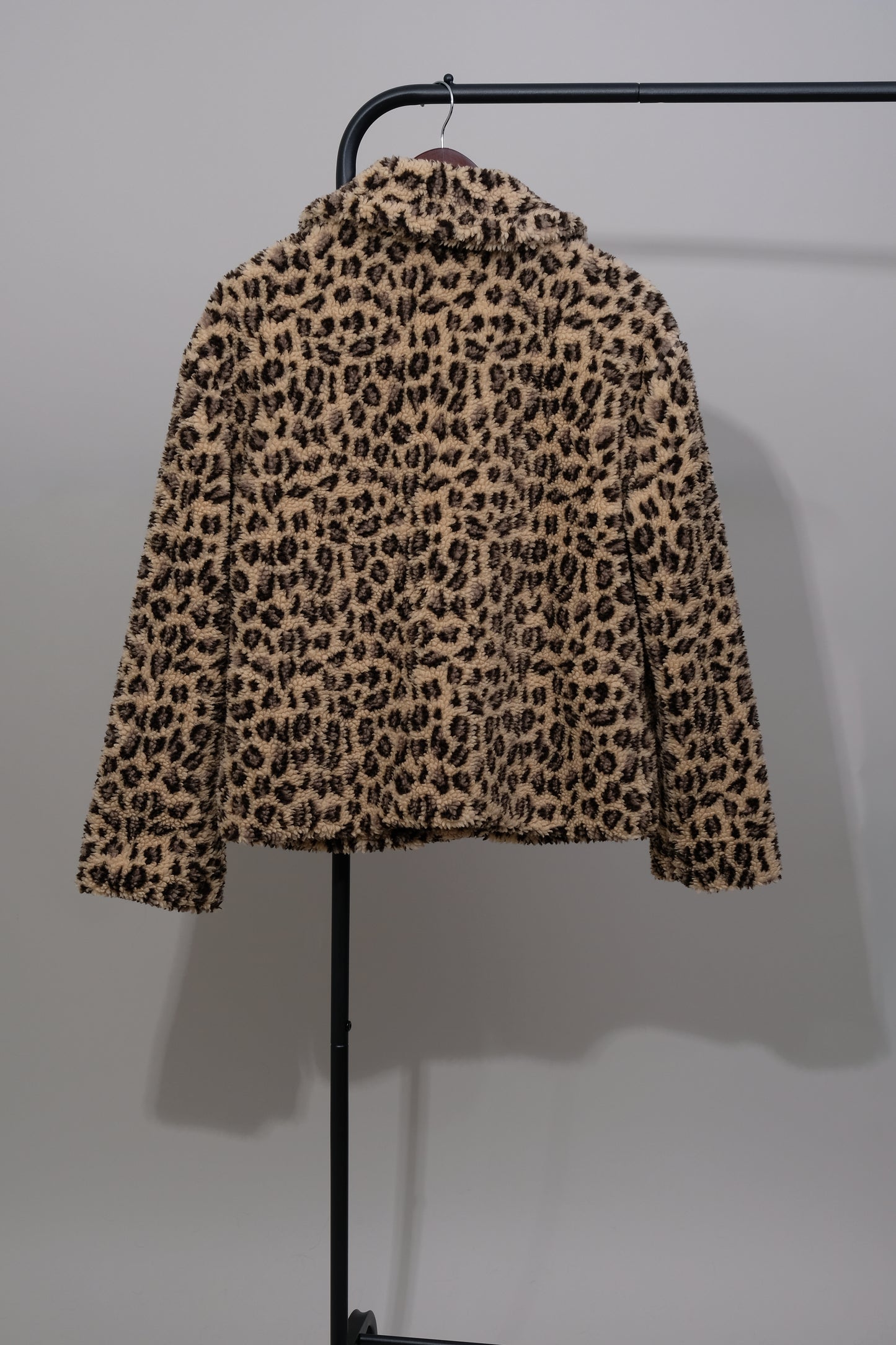 Cheetah Print Button Up Light Weight Coat