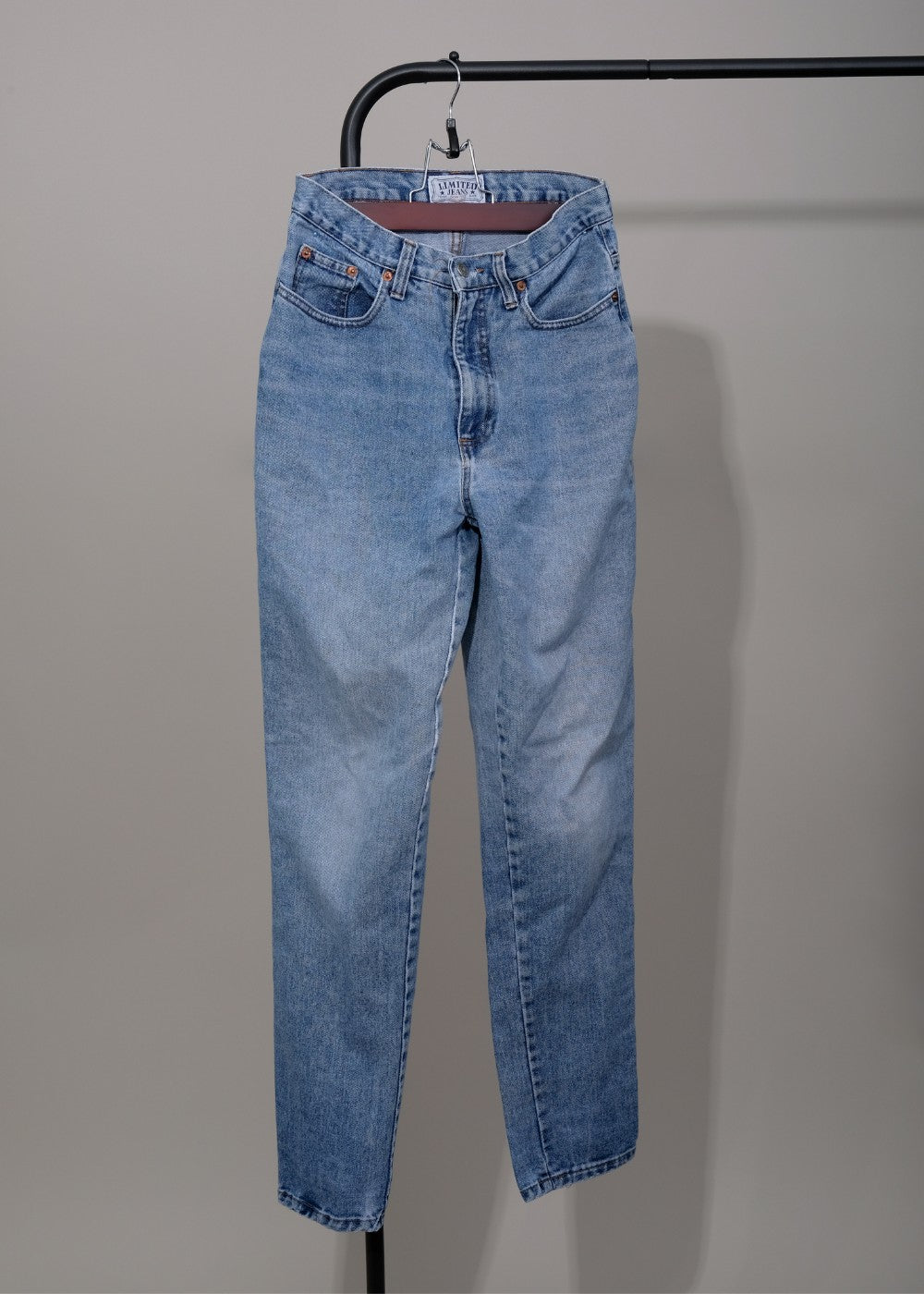 High-Rise Vintage Straight Legged Jeans