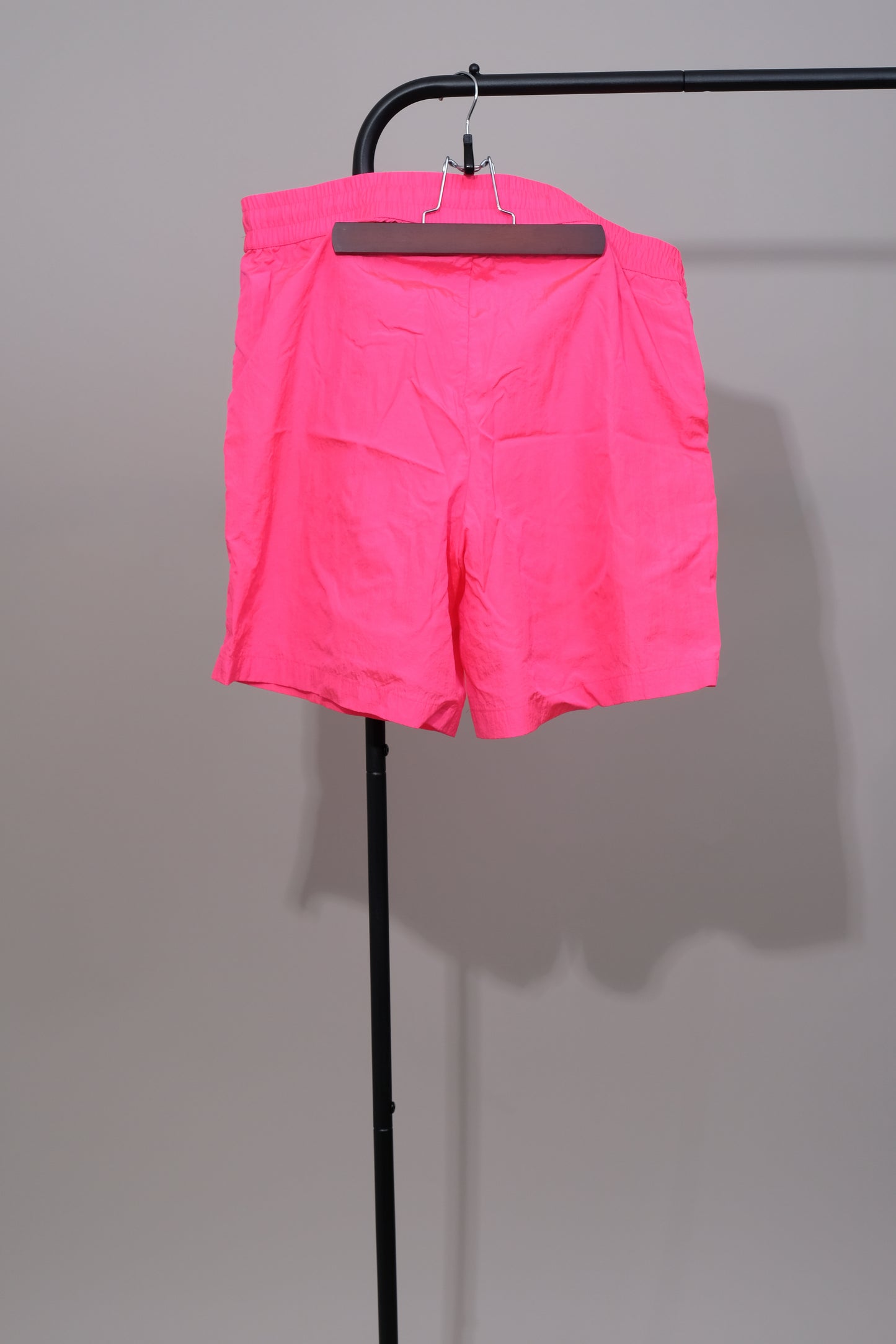 Future Collective Neon Pink Drawstring Shorts