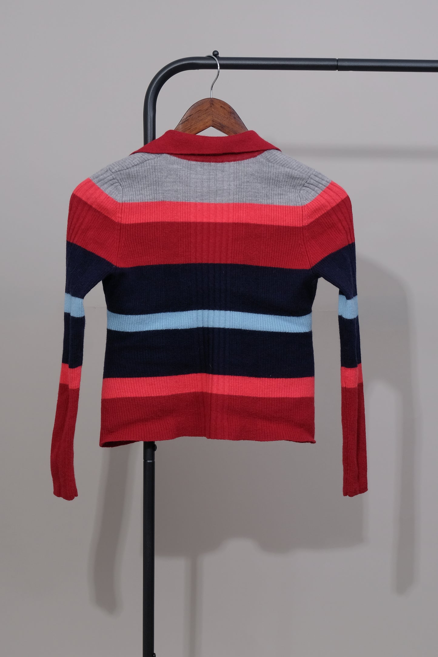American Eagle 100% Wool Striped Sweater