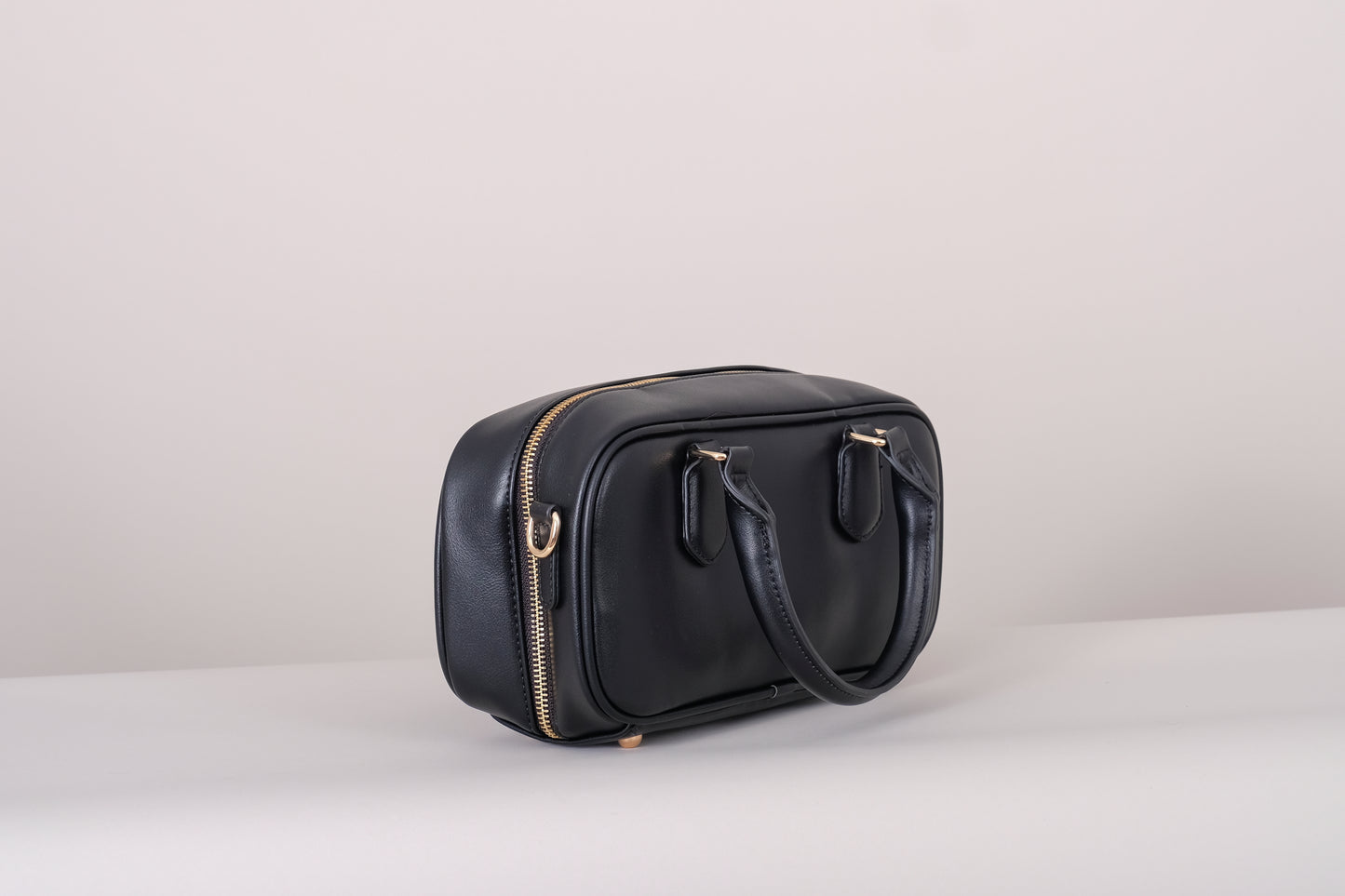 Eden Black Recycled Vegan Top Handle Bag